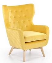 kede fotelis - Halmar Armchair Marvel Mustard - 1 nuotrauka