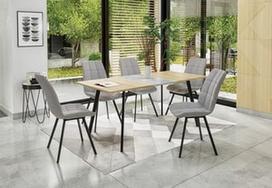 Halmar Fold-Out Table Albon Sonoma/Grey Oak