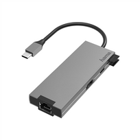 usb c hdmi 3 - Adapteris Hama USB-C -  2xUSB-A/USB-C/HDMI/LAN Prekė - 00200109 - 1 nuotrauka