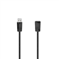 Hama USB Extension Cable, 5 m, juodas - Laidas