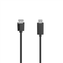 displayport hdmi adapteri - Kabelis Hama Video Cable DisplayPort / HDMI, 1,5m, black Prekė - 00205144 - 1 nuotrauka