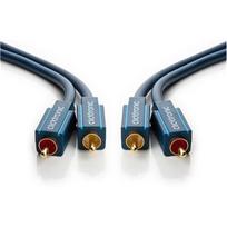 rca to rca cable - Clicktronic 70379, 2 RCA to 2 RCA, Casual Stereo audio cable, 2 m Clicktronic - 1 nuotrauka