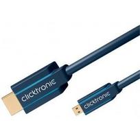 hdmi laidas 2m - Clicktronic 70328 Micro-HDMI™ adapter cable with Ethernet, 2m - 3 nuotrauka