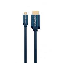 hdmi laidas 2m - Clicktronic 70328 Micro-HDMI™ adapter cable with Ethernet, 2m - 4 nuotrauka