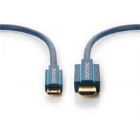 mini hdmi adapteris - Clicktronic 70322 Mini-HDMI™ adapter cable with Ethernet, 2m - 5 nuotrauka