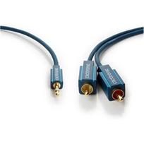 2x 3.5 mm - Clicktronic MP3 Adapter cable 70468 3.5 mm male (3-pin, stereo), 2 RCA male (audio left/right), 3 m - 2 nuotrauka
