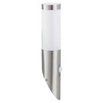 Sieninis šviestuvas su judesio davikliu RABALUX Inox torch 8266