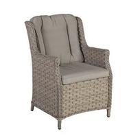Home4you Pacific Garden Chair w/ Cushion Beige/Grey