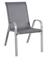 Home4you Dublin Garden Chair Grey