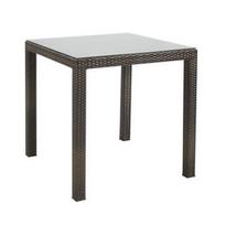 Pirkti Lauko stalas Home4you Wicker Dark Brown, 73 x 73 x 71 cm - Photo 1