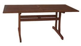 Lauko stalas Home4you Venice Meranti, 180 x 90 x 74 cm