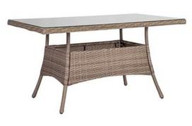 Lauko stalas Home4you Toscana Beige, 140 x 80 x 73 cm