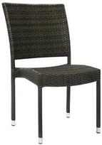 Home4You Chair Wicker 3 Dark Brown