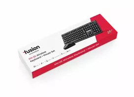Fusion KM-05 ir Pelė, Juoda (Black)
