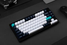 keyboard 75 - Keychron Q1 Max, belaidė, mechaninė, Juoda (Black), Gateron Banana Switch - 1 nuotrauka