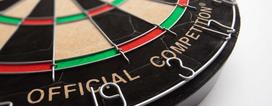 dartai - Harrows Official Competition Bristle Dartsboard - 3 nuotrauka