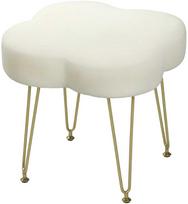 HOMCOM Pufas, kreminis (Cream)