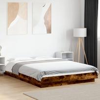 vidaXL Lovos rėmas, dūminio ąžuolo (Smoked Oak), 120x200 cm, apdirbta mediena