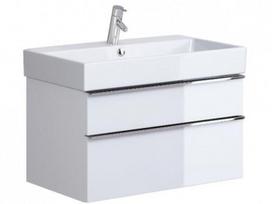 Vonios spintelė Opoczno Metropolitan, praustuvui, 80 cm, balta (White)