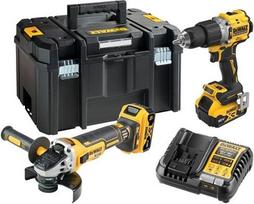 DeWALT DCK2026P2T-QW Combo rinkinys (DCD805 + DCG405), 18V XR, 2x5,0Ah