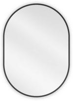 Veidrodis Mexen Loft Oval, kabinamas, 70 cm x 50 cm, Juodas (Black)