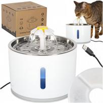 Automatinė gertuvė šunims ir katėms, 2,4 l, su USB LED, valymo filtras