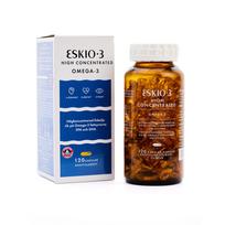 kapsules - ESKIO-3 žuvų taukai HIGH CONCENTRATED OMEGA-3, 120 kapsulių - 2 nuotrauka