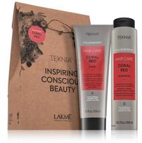 Lakme Teknia Color Refresh Coral Red rinkinys (šampūnas 300 ml. + kaukė 250 ml.) - 1 vnt.