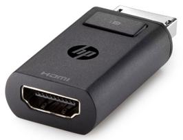 Adapteris HP DisplayPort - HDMI DisplayPort male, HDMI female, juoda