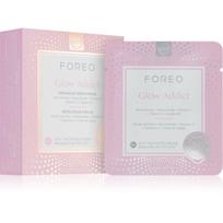 Foreo Ufo Glow Addict Enhanced Brightening Mask skaistinanti veido kaukė - 6 x 6 g.