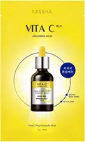 Missha Vita C Plus Ampoule Mask skaistinanti lakštinė veido kaukė su vitaminu C - 27 g.