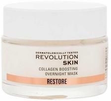 Revolution Skincare Restore Collagen Boosting Overnight atkuriamoji kolageną skatinanti naktinė veido kaukė - 50 ml.
