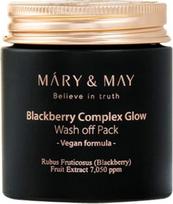 Mary & May Blackberry Complex Glow Wash Off Pack nuplaunama veganiška šviesinanti veido kaukė - 125 g.