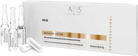 Apis Professional Depiq Pro System Mask kaukė pažengusiam veido spalvos pakitimų depigmentavimui (10 x 3 ml. + 10 x 0,7 g.) - Rinkinys