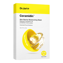 Dr. Jart+ Ceramidin Skin Barrier Moisturizing Mask drėkinanti lakštinė veido kaukė - 5 x 22 g.