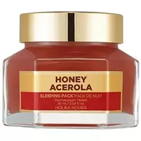naktines veido kaukes - Holika Holika Sleeping Pack Honey & Acerola naktinė veido kaukė - 90 ml. - 1 nuotrauka
