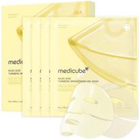 Medicube Kojic Acid Turmeric Brightening lakštinė veido kaukė - 4 x 28 g.