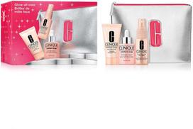 Clinique Glow All Over rinkinys veidui (30 ml. serumas + 30 ml. kaukė + 30 ml. veido purškiklis) - 1 vnt.