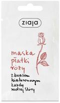Ziaja Rose Petals jauninamoji veido kaukė su hialurono rūgštimi - 7 ml.