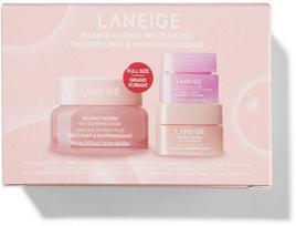 Laneige Plump & Hydrate Trio Set naktinių kaukių rinkinys (20 g. paakių kaukė + 10 ml. veido kaukė + 3 g. lūpų kaukė) - Rinkinys
