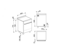 dujines virykles su dujine orkaite - SMEG SUK61MBL9 - 3 nuotrauka