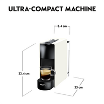 senukai kavos kapsules - Krups Nespresso Essenza Mini & Aeroccino3 XN1111 - 3 nuotrauka