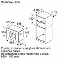 imontuojami kavos aparatai - Siemens CT718L1W0 - 2 nuotrauka