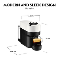 nespresso kavos kapsules vertuo - Krups NESPRESSO Vertuo Pop XN920110 - 2 nuotrauka