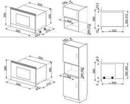 imontuojamas smeg - Smeg MP822PO - 2 nuotrauka