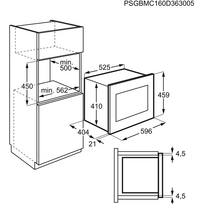 aeg mikrobang - AEG MBE2658DEM - 2 nuotrauka