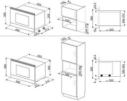 smegenys - SMEG MP822NPO - 2 nuotrauka