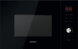 mikrobangu krosnele 900w - Edesa EMW-2530-IG Black (Juoda) - 1 nuotrauka