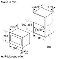 bosch imontuojama mikrobangu krosnele - Bosch BFR9221B1 - 2 nuotrauka