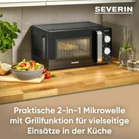 mikrobangu krosnele su griliu - Severin 7781-000 - 3 nuotrauka
